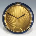 Cartier Lapis Lazuli, Gilt And Enamel Clock