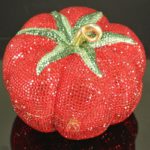 Judith Leiber Tomato Minaudiere Purse