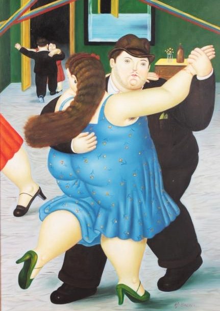 H. Bacall, After Raphael Fernando Botero, 20th C., Dancers