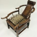 Chinese Hardwood Opium Chair, 19th C.