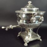 George III Sterling Silver Hot Water Urn, C. 1815. Sold For $4,875 On October 15.
