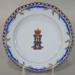 Set Of 14 Monogrammed & Armorial Decorated Porcelain Plates. Sold For $22,500 On October 15.