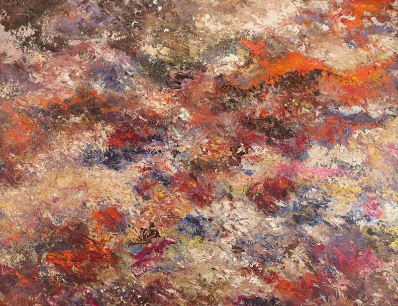 Jon Schueler, Am., 1916-1992, Burnt Umber, 1956, Oil On Canvas. Sold For $9,375