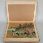 Portfolio Of Asian Paintings Of Horses On Silk, 19th Century. Sold For $7,500. April 2015