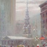 Johann Berthelsen, 1883-1969, St. Paul’s Church By City Hall. Sold For $6,093 In October 2015.