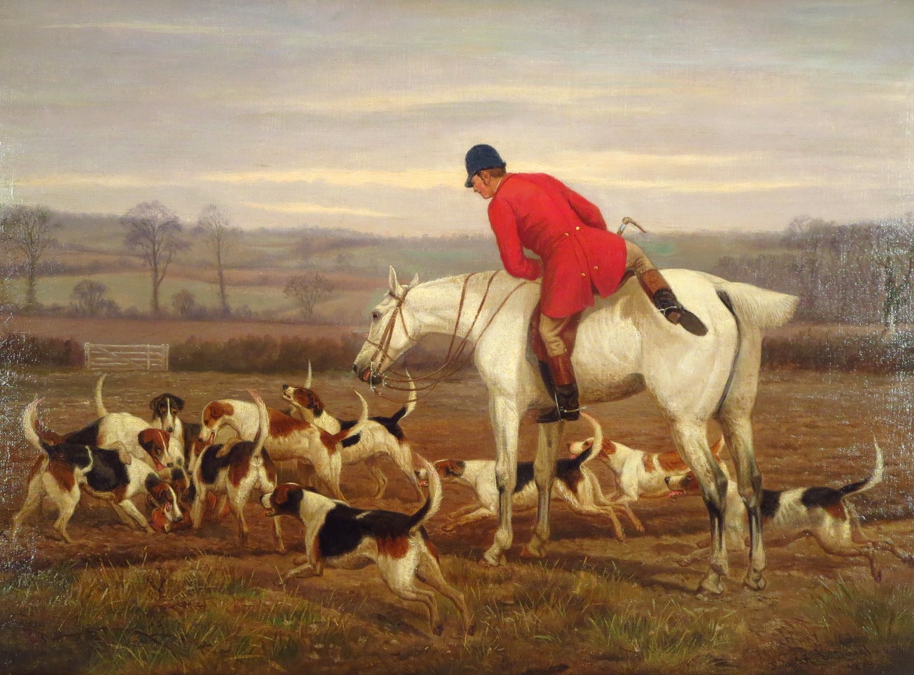 Edward A. S. Douglas, British, Fox Hunting And Hounds, 1879