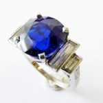 1. Lot 108. Record Breaking 6-carat Kashmir Sapphire And Diamond Ring From The Estate Of Rosalie Coe Weir. Sold For $377,000 ($100,000-150,000)