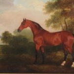 18th C. English Horse Portrait. Sold For $12,187