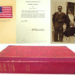1928 Signed Amelia Earhart Book, 20 HRS. 40 MIN. Hand-Signed 1st Ed. With ‘Friendship’ Flag. Sold For $2,400.