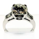 2 Carat Diamond Ring In Platinum Setting. Sold For $4,000