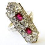 6. Lot 97. Cartier Ruby And Diamond Cocktail Ring, From The Estate Of Rosalie Coe Weir. Sold For $16,900 ($3,000-5,000)