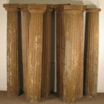 8 Architectural Wood Columns, 19th-20th C. Sold For $4,500.