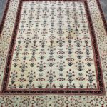 Agra Carpet, India, First Half Of 20th C. , Off White Ground. Sold For $11,563.