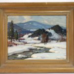 Aldro (A.T.) Hibbard, American, 1886-1972, Vermont Winter Landscape,. Sold For $5,250