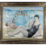 Alice Halicka (1895-1975) Beach Scene. Sold For $31,250 At Partner Capsule Gallery Auction