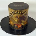 American Hand-Painted Parade Fire Hat, Philadelphia, C. 1850, Attributed David Bustill Bowser. Sold For $18,000.