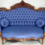 American Rococo Pierced & Carved Laminated Rosewood Settee, C. 1860 By J & JW Meeks, NY. Sold For $6,250.