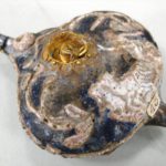 Ancient Roman Glass Votive Lamp, 1st C. A.D. Sold For $3,750.
