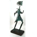 Angel Botello, Puerto Rico, 1913-1986, ‘Nina Corriendo #4’, Bronze. Sold For $18,000.