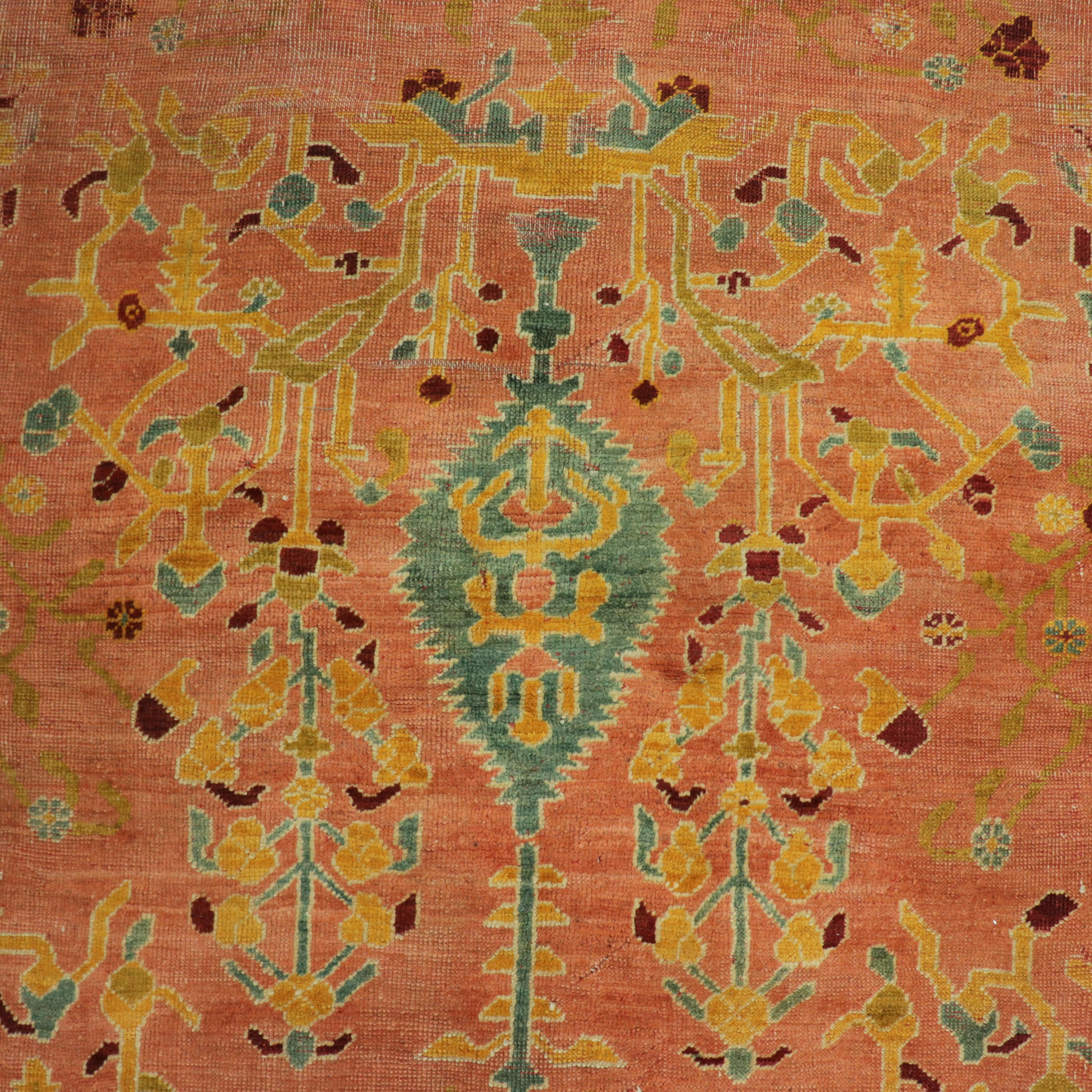 Antique Oushak Carpet – 10 X 13. Sold For $3,380
