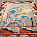 Art Deco Chinese Rug, First Half 20th C. Sold For $10,001.