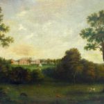 Attr. Francis Guy, American, 1760-1820, Federal Home With Figures And Cattle In Landscape. Sold For $5,062.