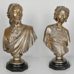 Charles Cordier, (French, 1827-1905) Venus Africaine And Saïd Abdallah, Bronzes. Sold For $32,500 At Partner Capsule Gallery Auction