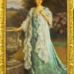 Charles Haigh-Wood, Portrait Of A Lady, Oil On Canvas. Sold For 7,150