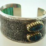 Charles Loloma Cuff Bracelet, Native American. Sold For $14,376.