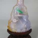 Chinese Carved Jadeite Guanyin, Mid 19th C. Sold For $42,240.