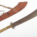 Chinese Dadao Executioners Sword And Scabbard. Sold For $12,350