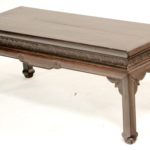 Chinese Hardwood Low Table. Sold For $29,900