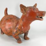 Colima Dog, C. 100 B.C. – 250 A.D., Mexico, Red Glazed Terracotta. Sold For $5,250.