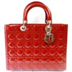 Dior Cannage Quilted Lady’s Handbag. Sold For $1,750