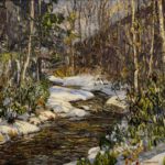 Edward Willis Redfield (American, 1869-1965) Woodland Brook, Ca. 1915. Sold For $168,750 At Partner Capsule Gallery Auction