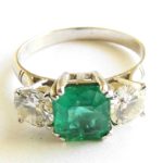 Emerald, Diamond & Platinum. Sold For $2,500