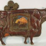 English Carved And Painted Pub Sign Of A Cow. Sold For $5,125.