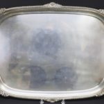 English Silver 2-Handled Tea Tray, C 1924. Sold $2,990