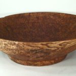 Footed Burlwood Bowl, American, Late 19th C. . Sold For $3,500.