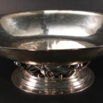 Georg Jensen Sterling Silver Oval Center Piece Bowl. Sold For $15,623.