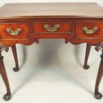 George II Elm Lowboy, Mid-18th C. Sold For $16,920.