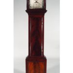 George III Mahogany Mid-Size Tall Case Clock, Alexander Ferguson, Edinburgh, Circa 1760. Sold For $10,937.