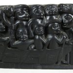 Haida Argillite Figural Carving, Northwest Coast, Skidegate, Late 19th C. Sold For $3,250.