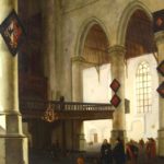 Hendrik Cornelisz Van Vliet, Delft, 1611-1675, ‘Oude Kerk In Delft’, Oil On Panel. Sold For $16,200.