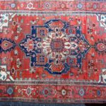 Heriz Carpet, Circa 1890-1910. Sold For $13,201.