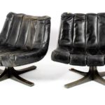 Javier Carvajal, Pair Of Lounge Chairs. Sold For $3,750