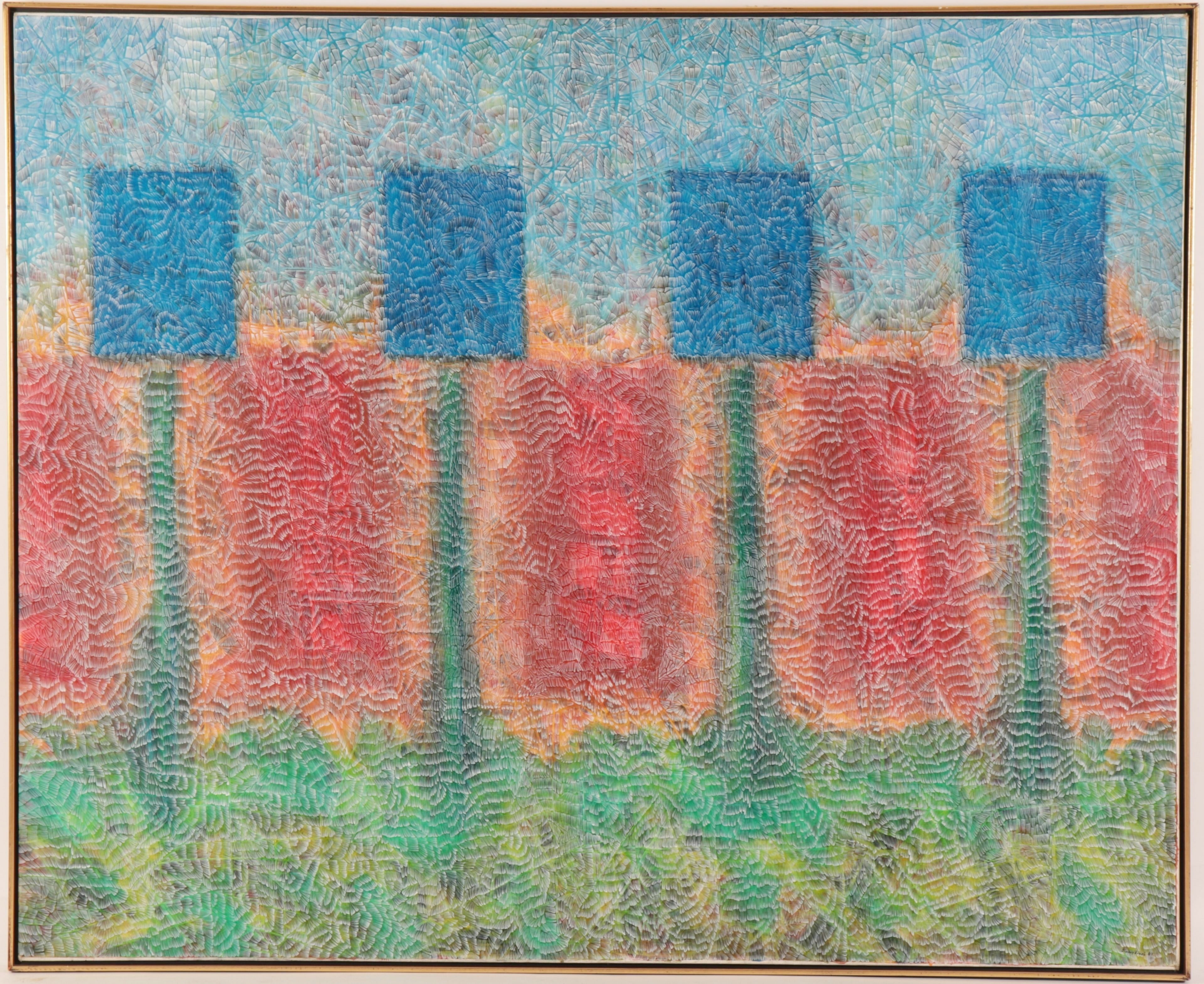 Jimmy Ernst, Dusklight, 1980, Oil On Canvas. Sold For $13,650
