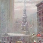 Johann Berthelsen, 1883-1969, St. Paul’s Church By City Hall. Sold For $6,093.