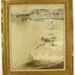 John Henry Twachtman, American, 1853-1902, ‘Niagara Falls’, Oil On Canvas. Sold For $76,200.