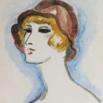 Kees Van Dongen, Tete De Femme Au Chapeau, 1925-301. Sold For $10,725